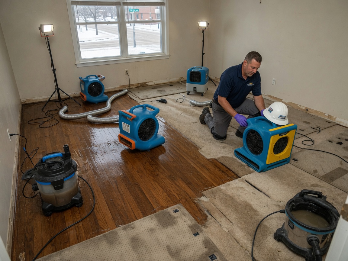 water damage restoration in Kingston