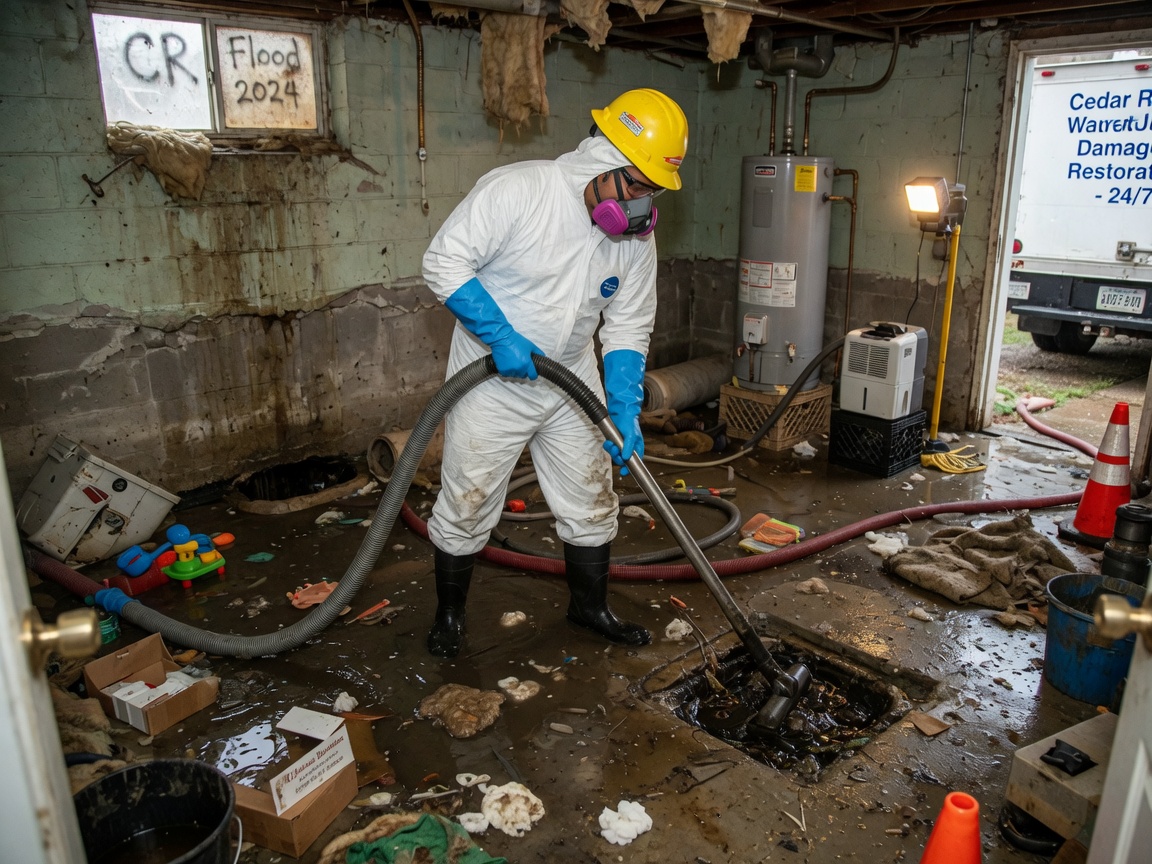 water damage restoration in Wellington Heights